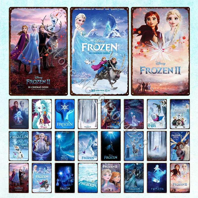 Disney Фильмы Замороженные металлические знаки Эльза Анна Принцесса Настенный декор Оловянная живопись детская комната нурсей Декор металлические таблички
Disney Фильмы Замороженные металлические знаки Эльза Анна Принцесса Настенный декор Оловянная живопись детская комната нурсей Декор металлические таблички