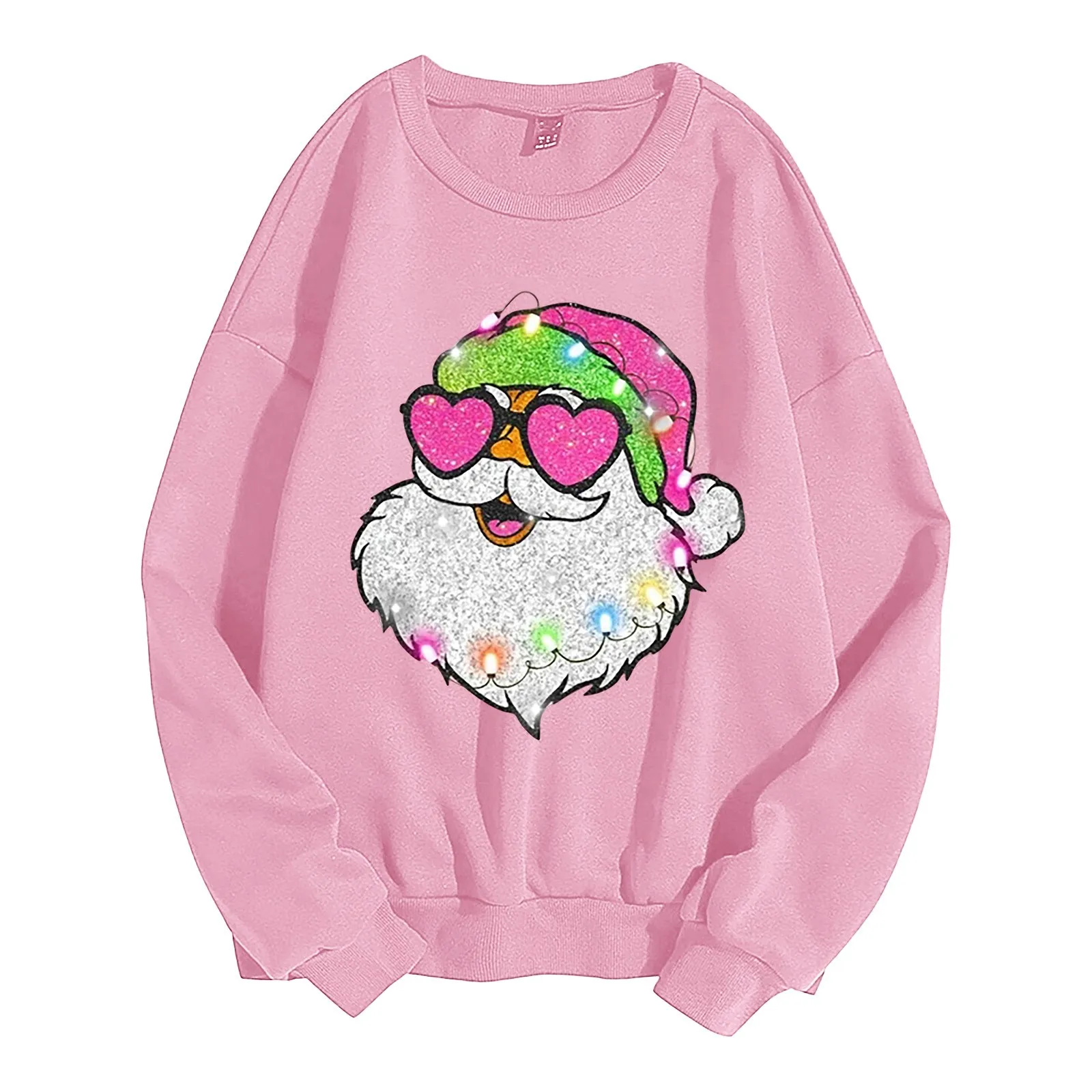 Женский Повседневный свитшот с круглым вырезом и длинным рукавом, Свободный Топ с рождественским принтом
Женский Повседневный свитшот с круглым вырезом и длинным рукавом, Свободный Топ с рождественским принтом