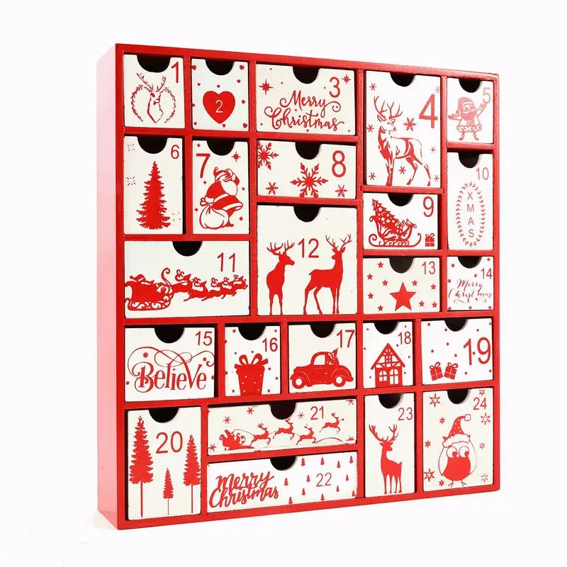 Christmas Countdown Calendar Wooden Table Decor Count Down to Christmas 24 Days Christmas Advent DIY Candy Gift Box
Christmas Countdown Calendar Wooden Table Decor Count Down to Christmas 24 Days Christmas Advent DIY Candy Gift Box