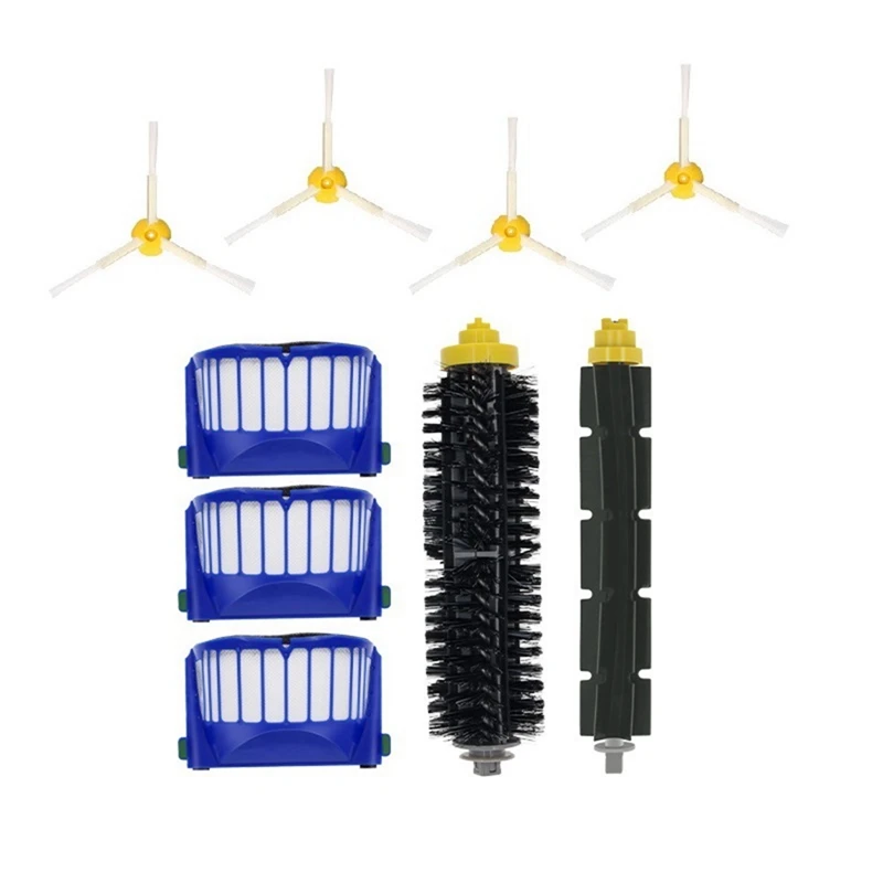 Vacuum Cleaner Main Brush Side Brush Filter Spare Parts For Irobot Roomba 610 620 630 650 680 & 500 Series 595 552 564
Vacuum Cleaner Main Brush Side Brush Filter Spare Parts For Irobot Roomba 610 620 630 650 680 & 500 Series 595 552 564