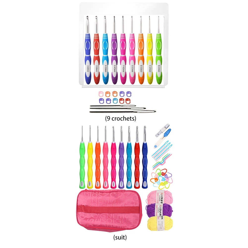 9 шт./компл. 2-6 мм 165 мм мягкая ручка разноцветные пластиковые Алюминиевые крючки для вязания крючком набор спиц для вязания искусственной пр...
9 шт./компл. 2-6 мм 165 мм мягкая ручка разноцветные пластиковые Алюминиевые крючки для вязания крючком набор спиц для вязания искусственной пр...