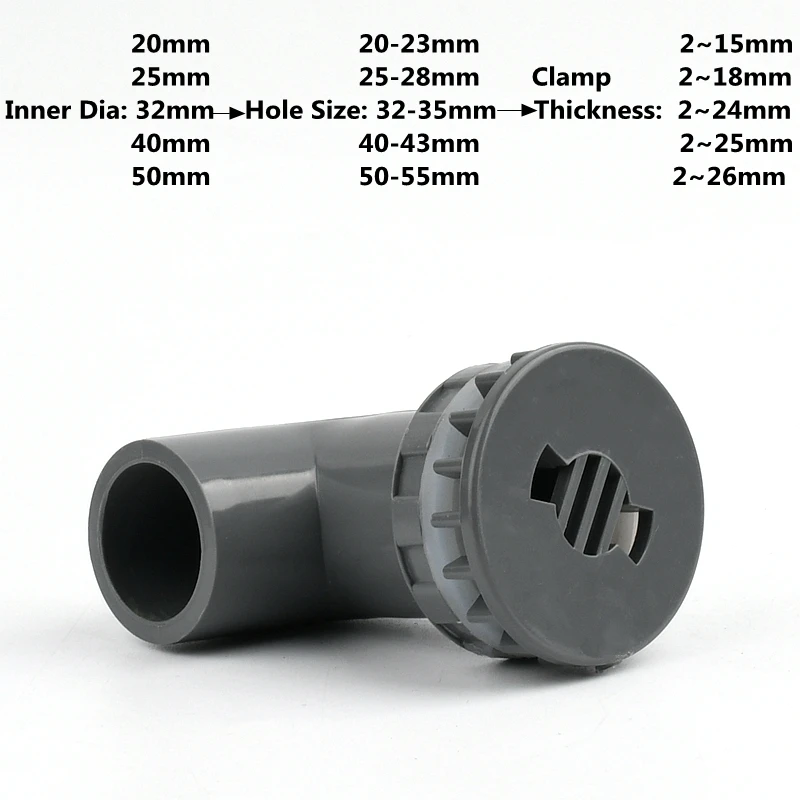 SHSMFC фитинги ПВХ 90°, серый, 20/25/32/40/50 мм
SHSMFC фитинги ПВХ 90°, серый, 20/25/32/40/50 мм