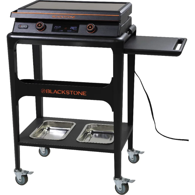 Blackstone E-Series 22" Electric Tabletop Griddle with Prep Cart
Blackstone E-Series 22" Electric Tabletop Griddle with Prep Cart