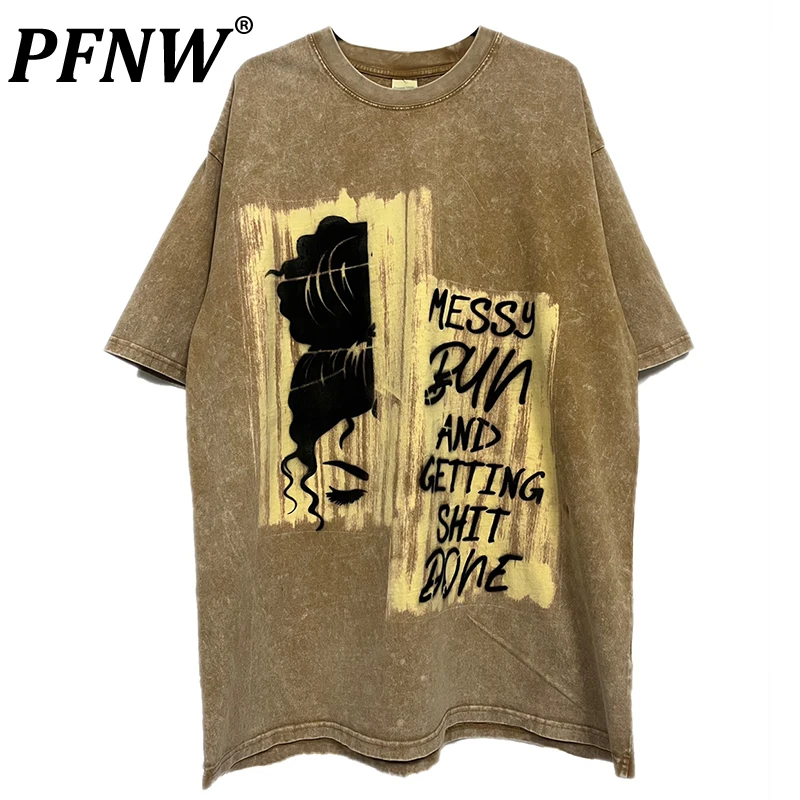 PFNW Spring Summer New Men's Vintage Letter Print T-shirt Leisure Outdoor Streetwear Baggy Personality Short Sleeve Tops 28A1937
PFNW Spring Summer New Men's Vintage Letter Print T-shirt Leisure Outdoor Streetwear Baggy Personality Short Sleeve Tops 28A1937