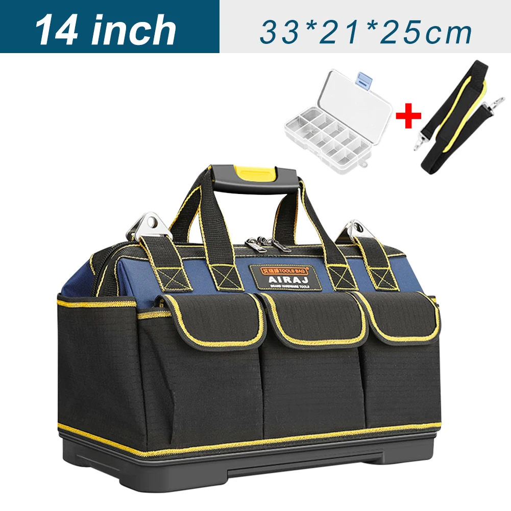 Multi-Function Tool Bag 1680D For Oxford Cloth Electrician Bag Wide Mouth Tool Bag Waterproof Storage Bag For Wrench Screwdriver
Multi-Function Tool Bag 1680D For Oxford Cloth Electrician Bag Wide Mouth Tool Bag Waterproof Storage Bag For Wrench Screwdriver