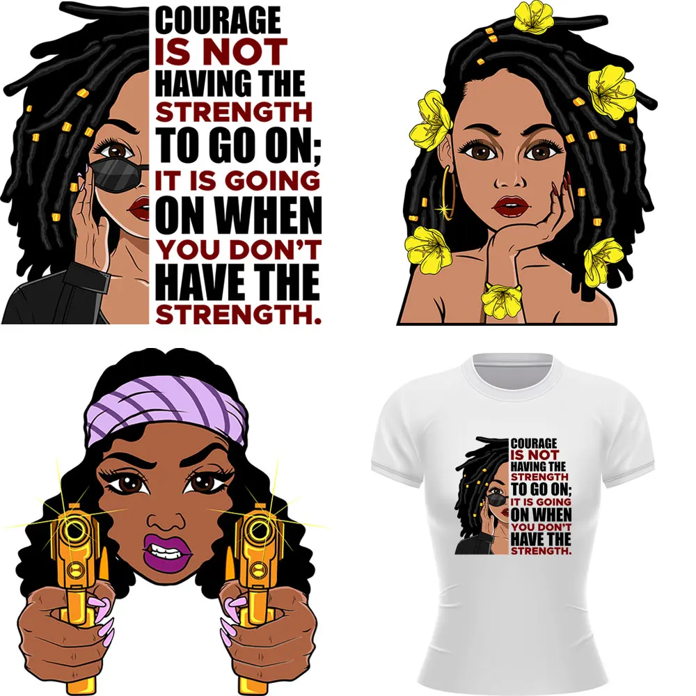 New Afro Black WomenThermo Patches Strips Clothes Stickers for Backpacks Jacket T-Shirt Parches Ropa Iron on Transfers Stickers
New Afro Black WomenThermo Patches Strips Clothes Stickers for Backpacks Jacket T-Shirt Parches Ropa Iron on Transfers Stickers