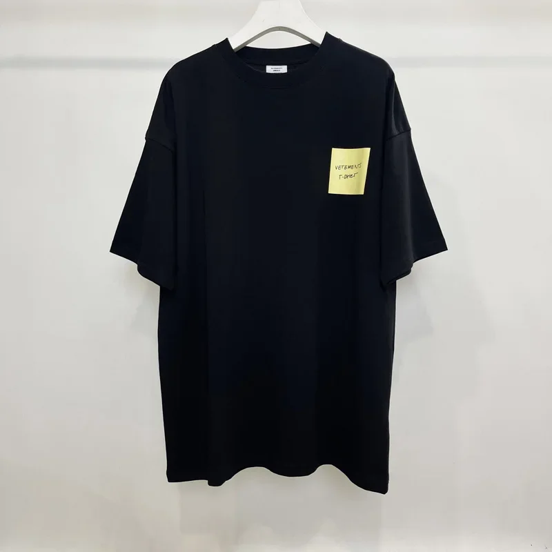 VTM Short Sleeves Oversized Pure Cotton 1:1 High Quality Post It Note Signature Printing Summer Tops
VTM Short Sleeves Oversized Pure Cotton 1:1 High Quality Post It Note Signature Printing Summer Tops