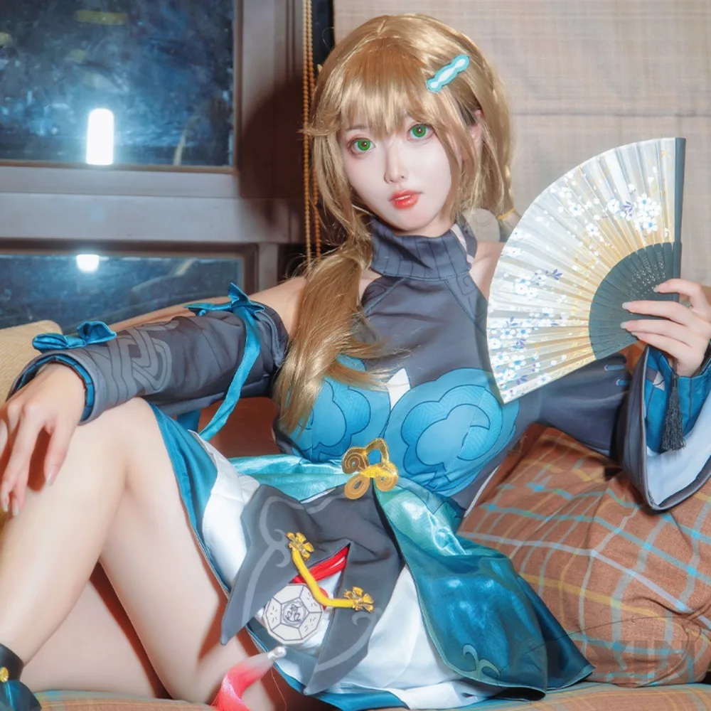 Qingque Cosplay Honkai Star Rail Qing Que Cosplay Costume Dress Suit Wig Shoes Outfits Anime Game Qingque Costumes for Halloween
Qingque Cosplay Honkai Star Rail Qing Que Cosplay Costume Dress Suit Wig Shoes Outfits Anime Game Qingque Costumes for Halloween