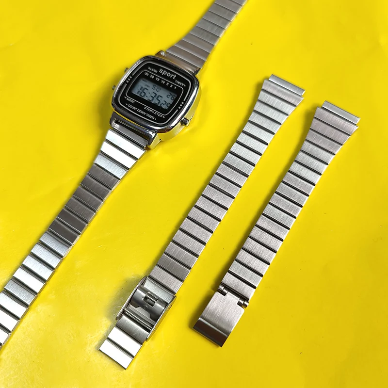 Ремешок для часов, сменный Браслет для Casio LA-670WA-1 13 мм, серебристый ремешок для наручных часов из нержавеющей стали с булавками
Ремешок для часов, сменный Браслет для Casio LA-670WA-1 13 мм, серебристый ремешок для наручных часов из нержавеющей стали с булавками