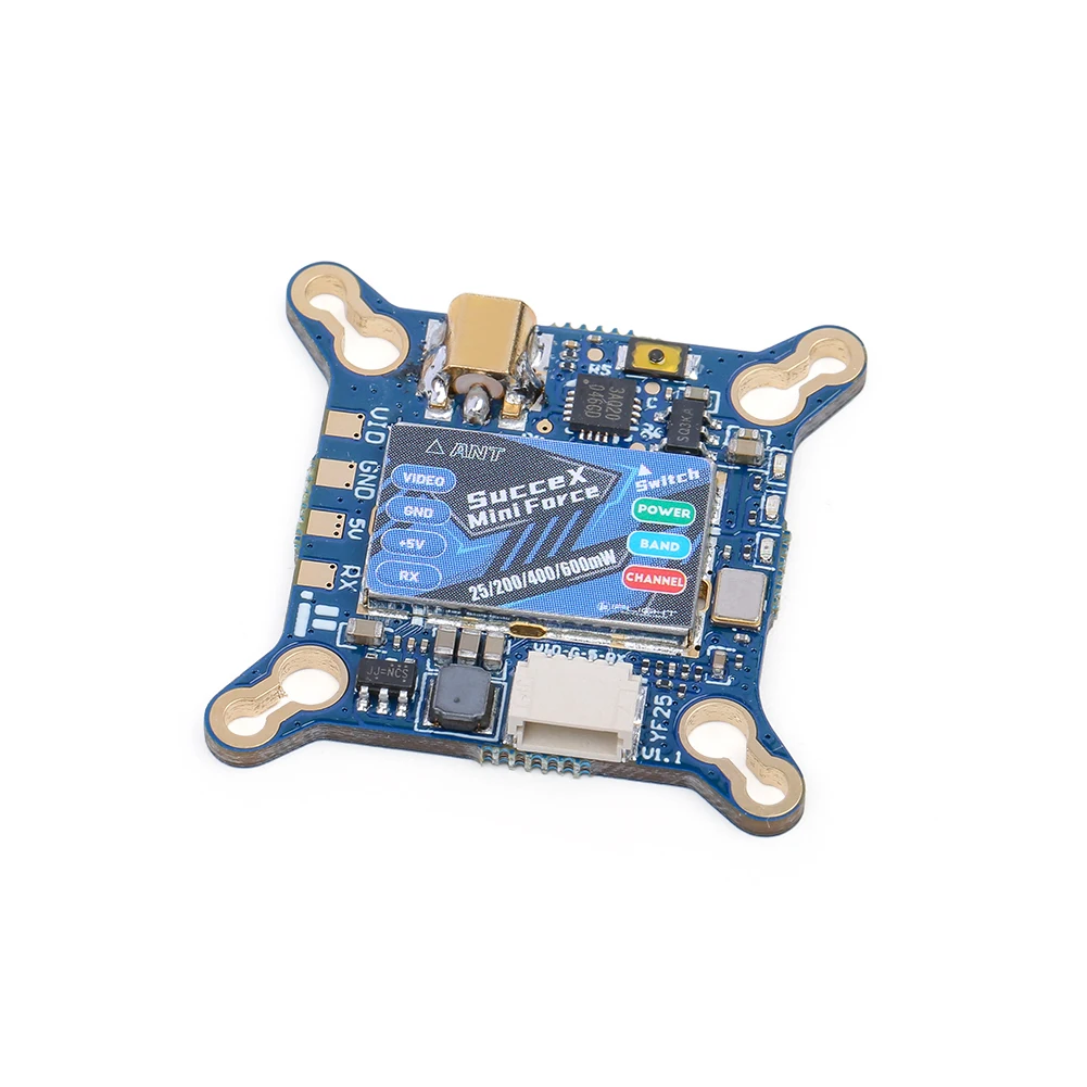 IFlight SucceX Mini Force 5.8G 40CH PitMode 25mW 200mW 400mW 600mW VTX 20X20mm 25X20mm for FPV Racing Tinywhoop Cinewhoop Drones
IFlight SucceX Mini Force 5.8G 40CH PitMode 25mW 200mW 400mW 600mW VTX 20X20mm 25X20mm for FPV Racing Tinywhoop Cinewhoop Drones