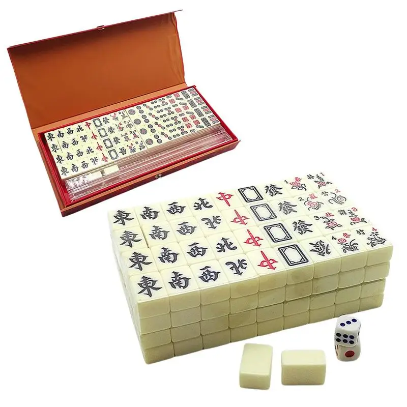 Majiang Mini Chinese Mahjong Set With Mini Mahjong 144 Tiles Small Travel Mahjong Set Portable Mini Mahjong Classic Mahjong Part
Majiang Mini Chinese Mahjong Set With Mini Mahjong 144 Tiles Small Travel Mahjong Set Portable Mini Mahjong Classic Mahjong Part