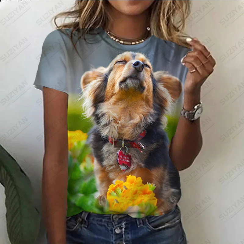 Summer Fashion Women's T-shirt 3D Printing Love Pattern Short-sleeved Tee Hot Selling Female Street Wear Round Neck Casual Shirt
Summer Fashion Women's T-shirt 3D Printing Love Pattern Short-sleeved Tee Hot Selling Female Street Wear Round Neck Casual Shirt