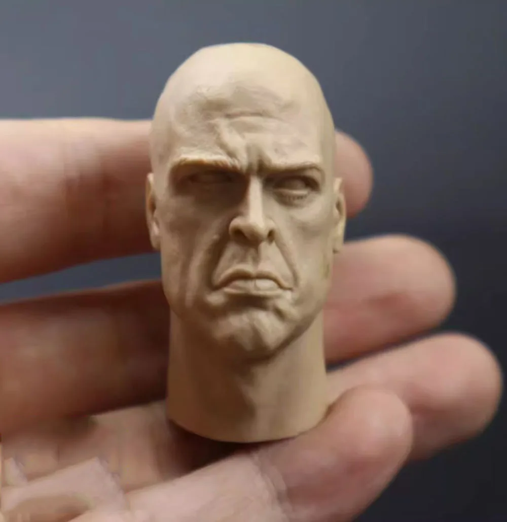 Распродажа 1/6 белая Неокрашенная голова фигурка монстра мужские игрушки модель
