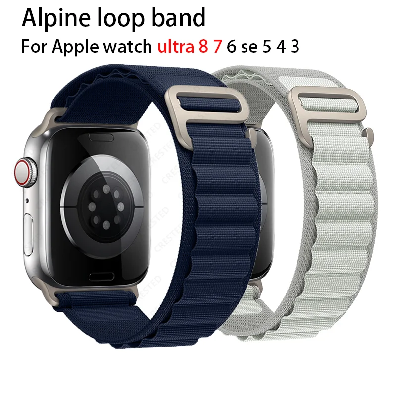 Ремешок Alpine для Apple watch band 49 мм 44 мм 40 мм 45 мм 42 мм 41 мм 38 мм 40 44 45 мм, браслет для iWatch Ultra series 7 6 5 3 se 8, 
Ремешок Alpine для Apple watch band 49 мм 44 мм 40 мм 45 мм 42 мм 41 мм 38 мм 40 44 45 мм, браслет для iWatch Ultra series 7 6 5 3 se 8,