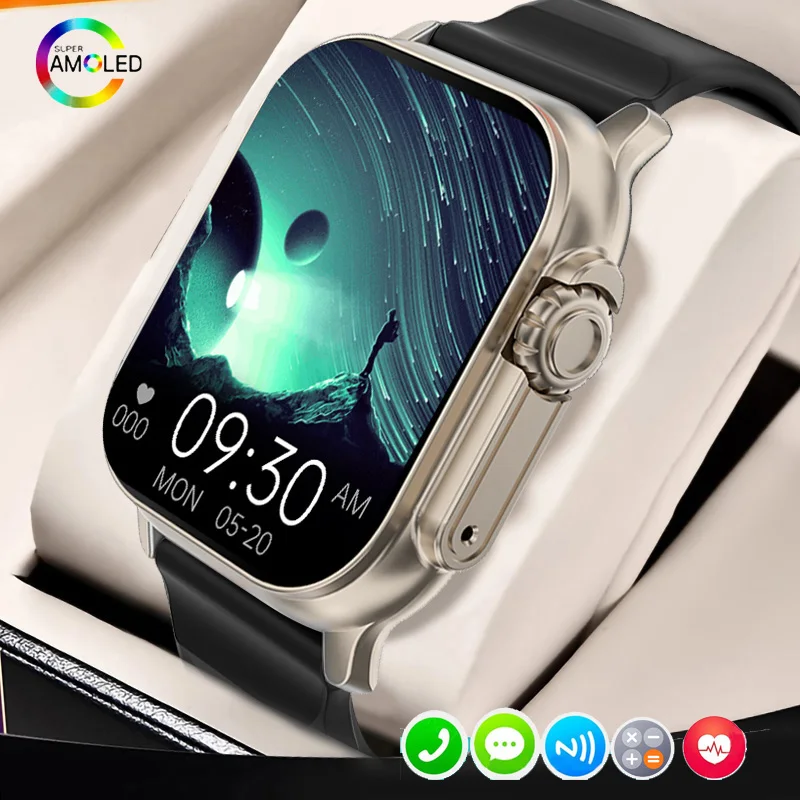 2023 HK8 PRO MAX Smart Watch 49mm Series 8 2.12 " Screen High Refresh Rtae AMOLED Screen NFC Compass for Xiaomi Android IOS +box
2023 HK8 PRO MAX Smart Watch 49mm Series 8 2.12 " Screen High Refresh Rtae AMOLED Screen NFC Compass for Xiaomi Android IOS +box