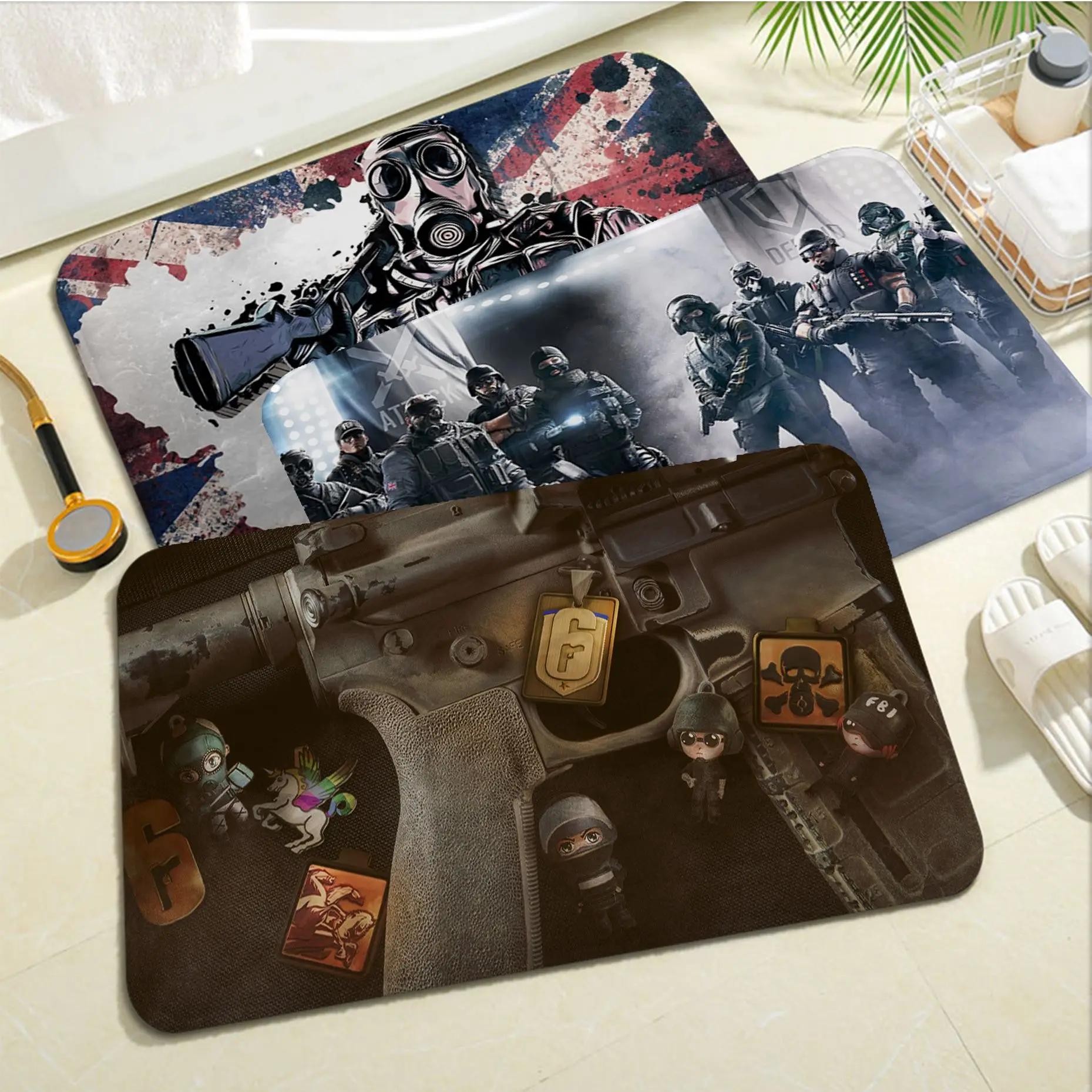 Rainbow Six Siege Room Mats Retro Multiple Choice Living Room Kitchen Rug Non-Slip Hotel Decor Mat
Rainbow Six Siege Room Mats Retro Multiple Choice Living Room Kitchen Rug Non-Slip Hotel Decor Mat
