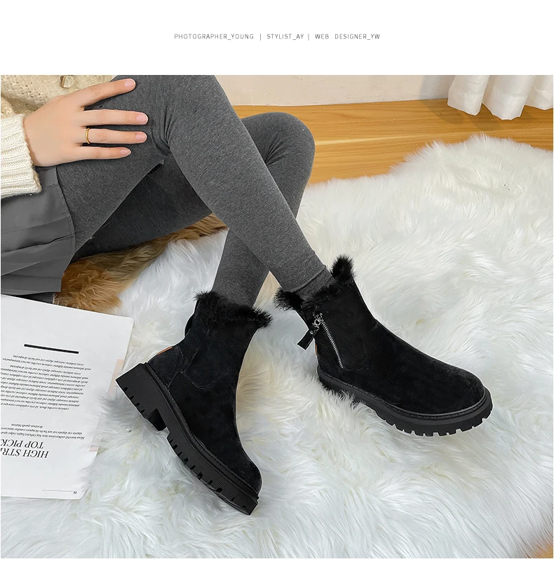 Ботильоны зимние 2022 новые удобные короткие Ботинки Толстая хлопковая обувь модные зимние Плюшевые Ботинки женские зимние ботинки 
Ботильоны зимние 2022 новые удобные короткие Ботинки Толстая хлопковая обувь модные зимние Плюшевые Ботинки женские зимние ботинки