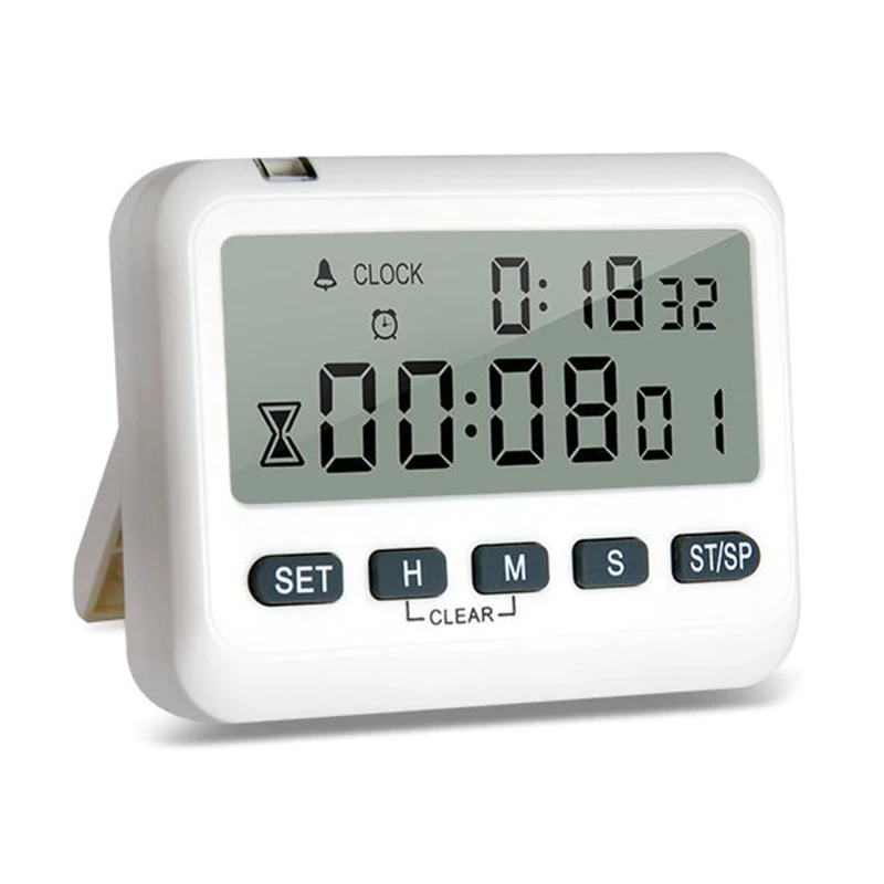 Kitchen Timer Magnetic Digital Timer with Mute/Vibration Double Display for Home Drop Shipping
Kitchen Timer Magnetic Digital Timer with Mute/Vibration Double Display for Home Drop Shipping