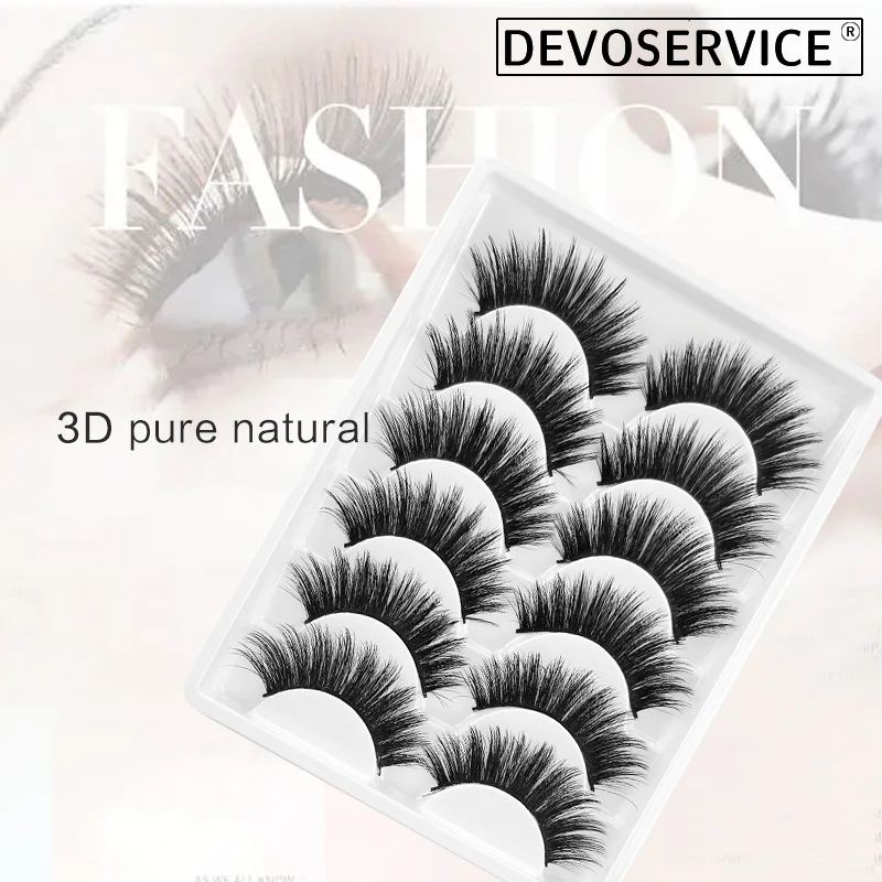 DEVOSERVICE Lashes 3/6/7 Pairs Natural 3D Mink Faux Eyelashes Dramatic False Lash Reusable Lashes Mink False Eyelash Makeup Tool
DEVOSERVICE Lashes 3/6/7 Pairs Natural 3D Mink Faux Eyelashes Dramatic False Lash Reusable Lashes Mink False Eyelash Makeup Tool