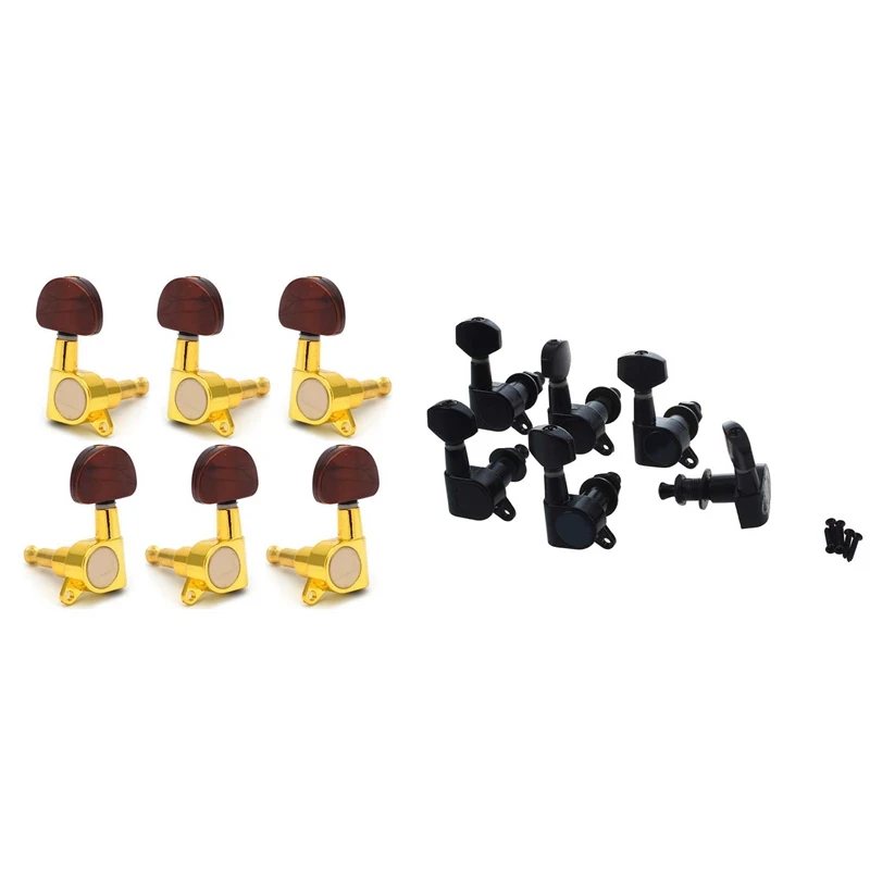 6 шт., полукруговые тюнеры 6R с блокировкой гитары
6 шт., полукруговые тюнеры 6R с блокировкой гитары