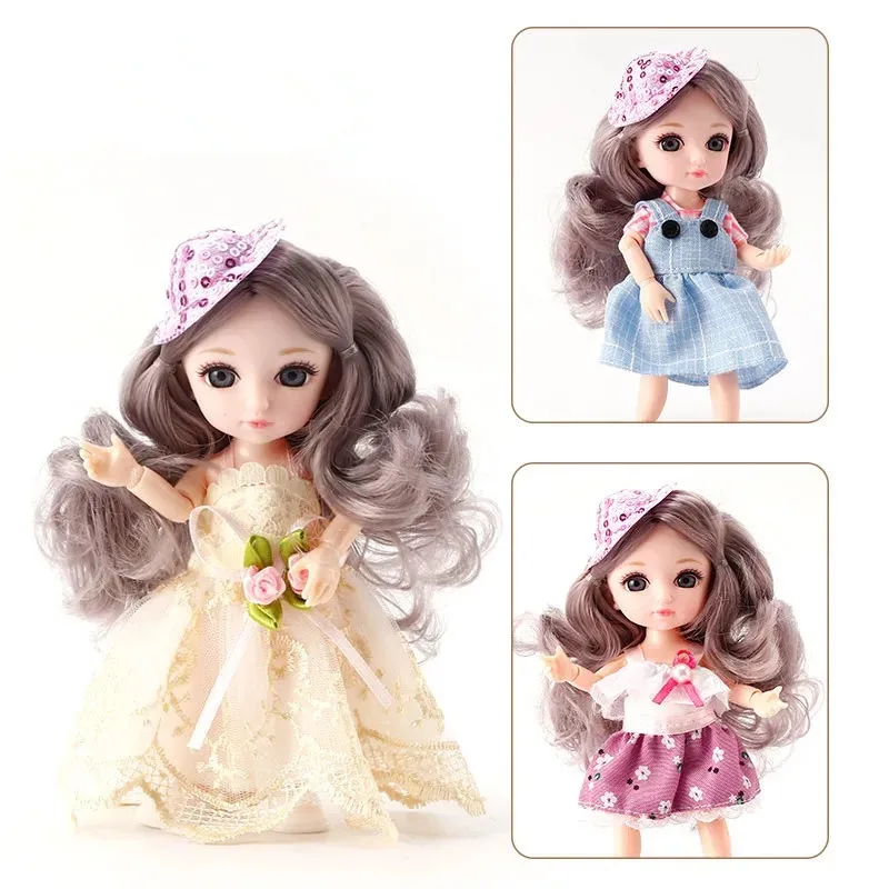 Кукла шарнирная с 13 подвижными шарнирами, 16 см
Кукла шарнирная с 13 подвижными шарнирами, 16 см