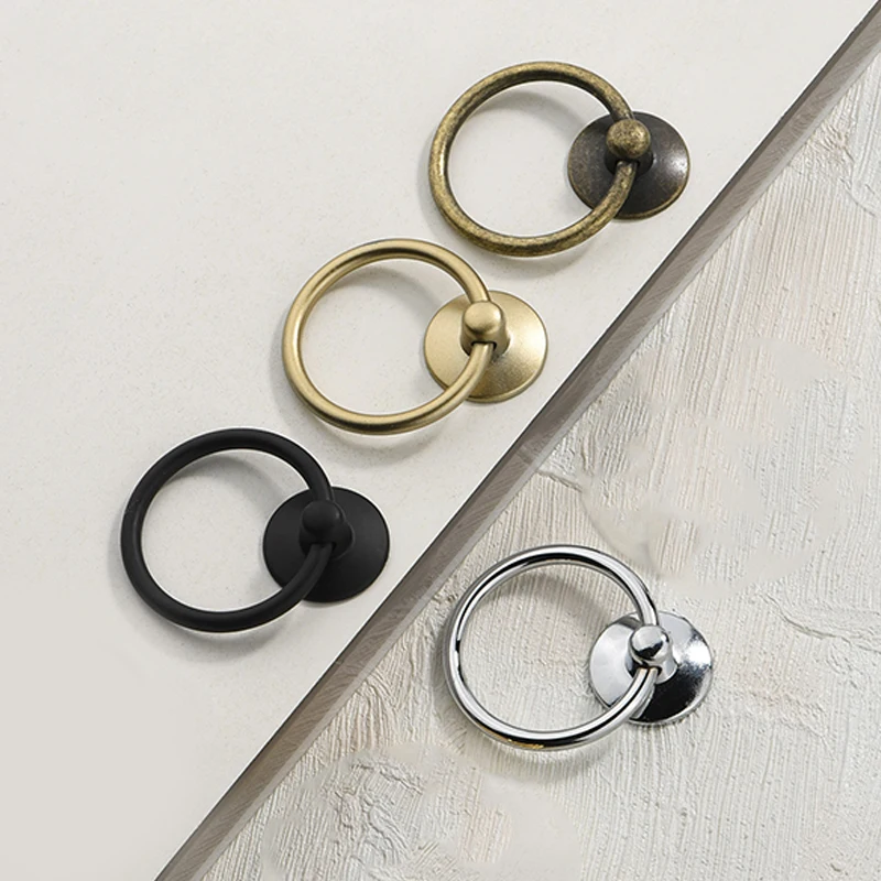 2Pcs Vintage Round Ring Furniture Door Pull Handle Alloy Cabinet Dresser Drawer Knobs Handle
2Pcs Vintage Round Ring Furniture Door Pull Handle Alloy Cabinet Dresser Drawer Knobs Handle