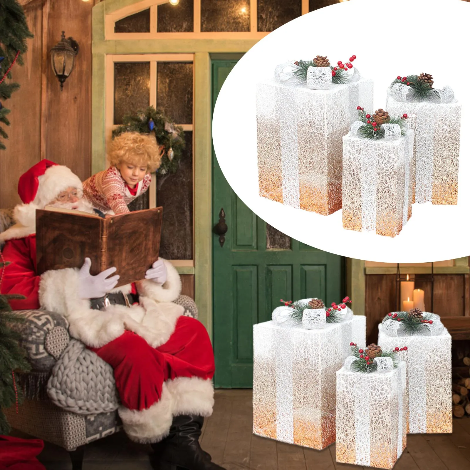 Gradual Color Cloth Christmas Gift Box Three Piece Stack Head Decorations Christmas Sculptures And Figurines Tin Man Statue
Gradual Color Cloth Christmas Gift Box Three Piece Stack Head Decorations Christmas Sculptures And Figurines Tin Man Statue