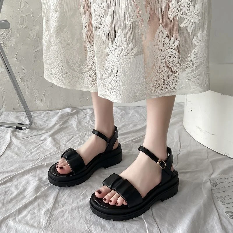 Female Student Fairy Style 2022 Summer New Korean Version Net Red Super Muffin Thick Bottom Fashion Sandals Platform Sandals
Female Student Fairy Style 2022 Summer New Korean Version Net Red Super Muffin Thick Bottom Fashion Sandals Platform Sandals