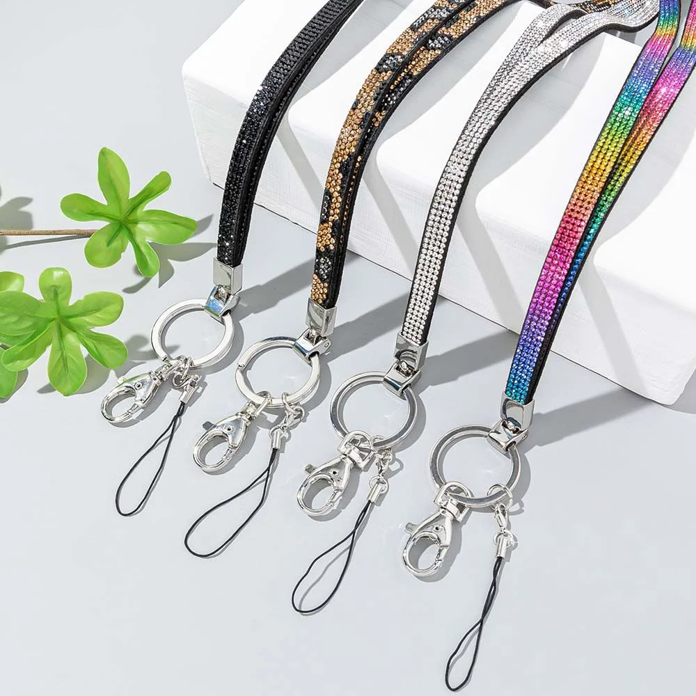 Fashion Luxury Shiny Phone Lanyard Colorful Bright Rhinestone Short Phone Lanyard DIY Anti Lost Camera Neckband Lanyard
Fashion Luxury Shiny Phone Lanyard Colorful Bright Rhinestone Short Phone Lanyard DIY Anti Lost Camera Neckband Lanyard