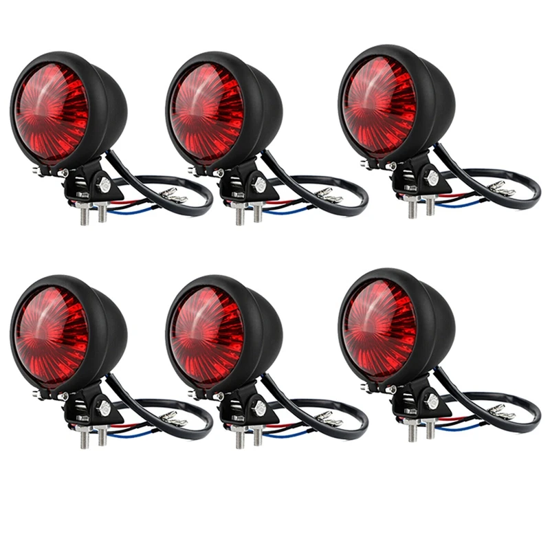 6X Motorcycle LED Rear Tail Light Brake Stop Lamp Moto LED Tail Light For Bobber Chopper Cafe Black
6X Motorcycle LED Rear Tail Light Brake Stop Lamp Moto LED Tail Light For Bobber Chopper Cafe Black