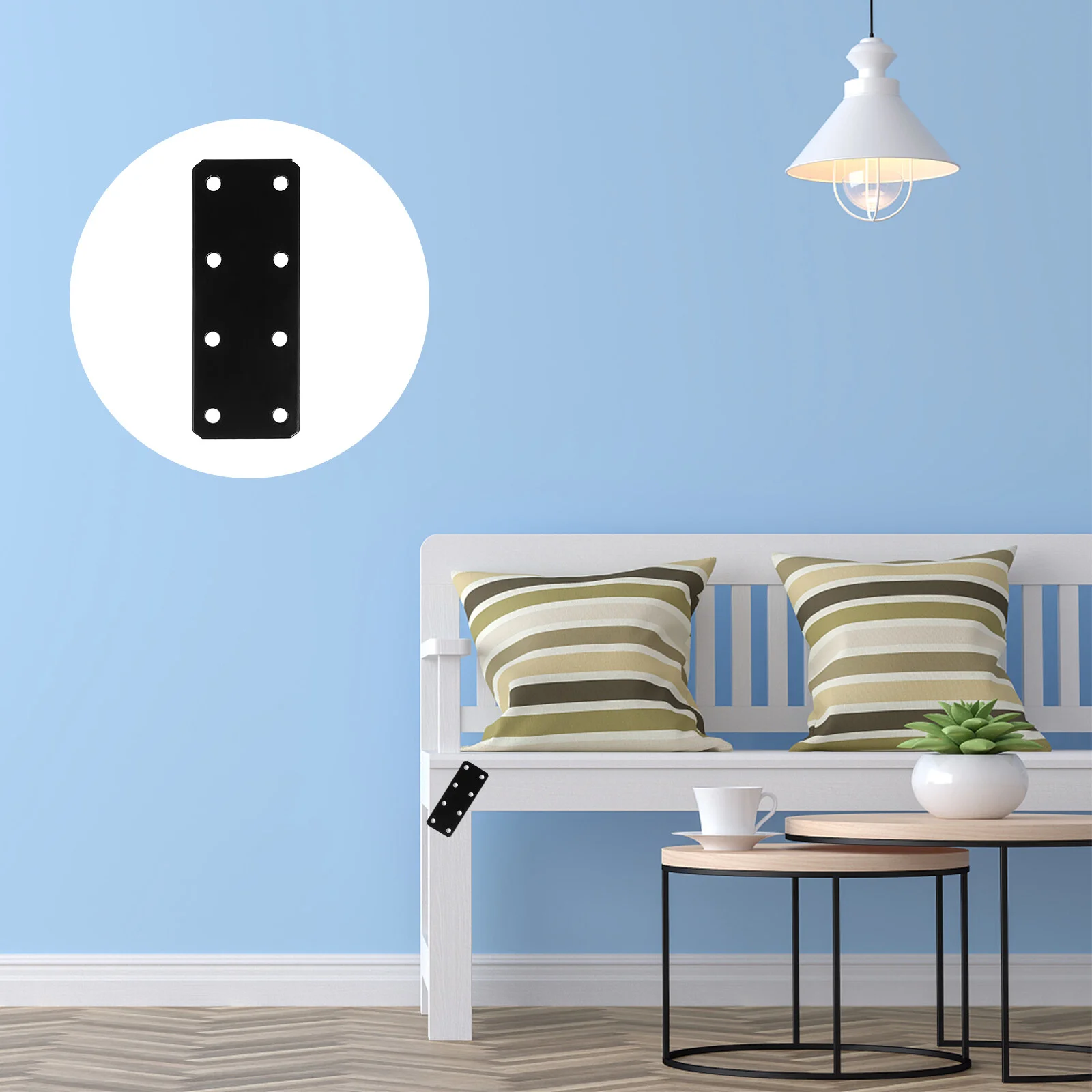 8 шт., металлические скобы для ремонта углов
8 шт., металлические скобы для ремонта углов