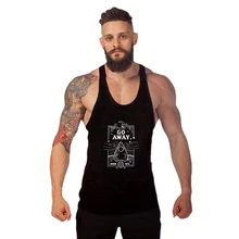 Mens tank tank top men Ouija Board Seance Message Go Away Cotton Gym t-shirt man sleeveless Witch Occult Witchcraft Oracle Para