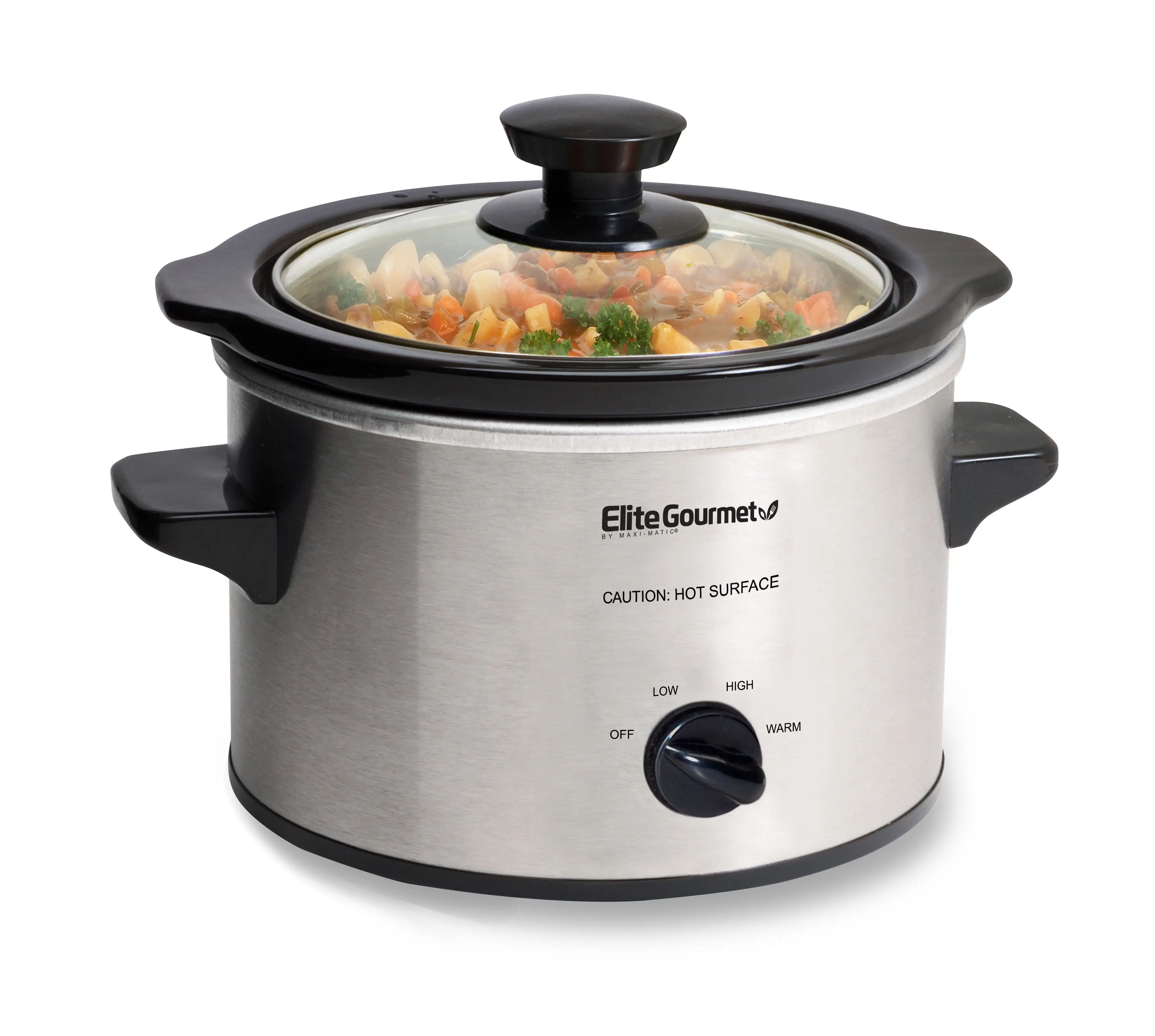 1.5-Qt. Mini Slow Cooker, Convenient Low, High, Defrost Settings, Stoneware Pot, Power Indicator Light, Stainless Steel
1.5-Qt. Mini Slow Cooker, Convenient Low, High, Defrost Settings, Stoneware Pot, Power Indicator Light, Stainless Steel