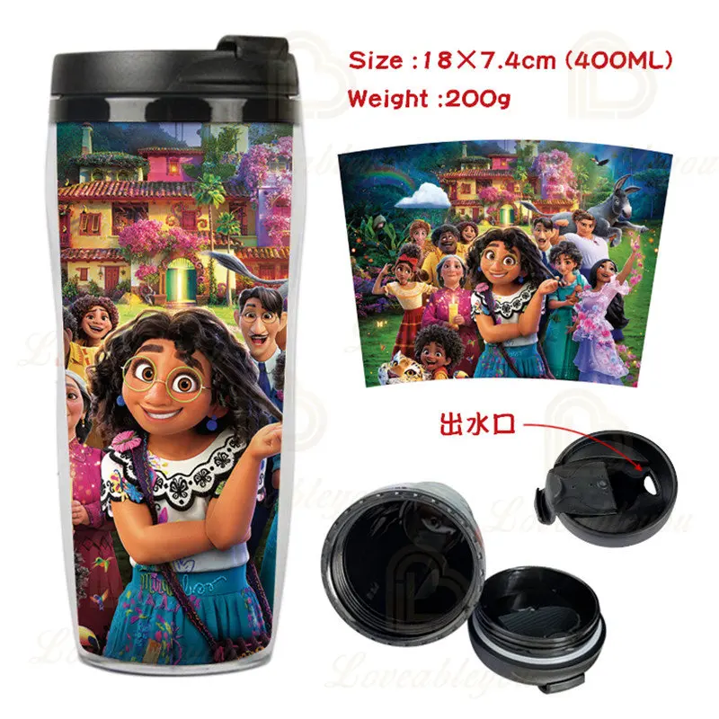 400ml Disney Anime Encanto Sport Water Bottle Double Insulated Plastic Cup Outdoor Travel Portable Drink Bottle for Student
400ml Disney Anime Encanto Sport Water Bottle Double Insulated Plastic Cup Outdoor Travel Portable Drink Bottle for Student