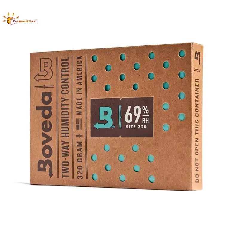 Boveda 69% RH 2-Way Humidity Control Size 320 For Use Up to 100 Cigars - Restores & Maintains Humidity Cigar Humidifier Bag
Boveda 69% RH 2-Way Humidity Control Size 320 For Use Up to 100 Cigars - Restores & Maintains Humidity Cigar Humidifier Bag