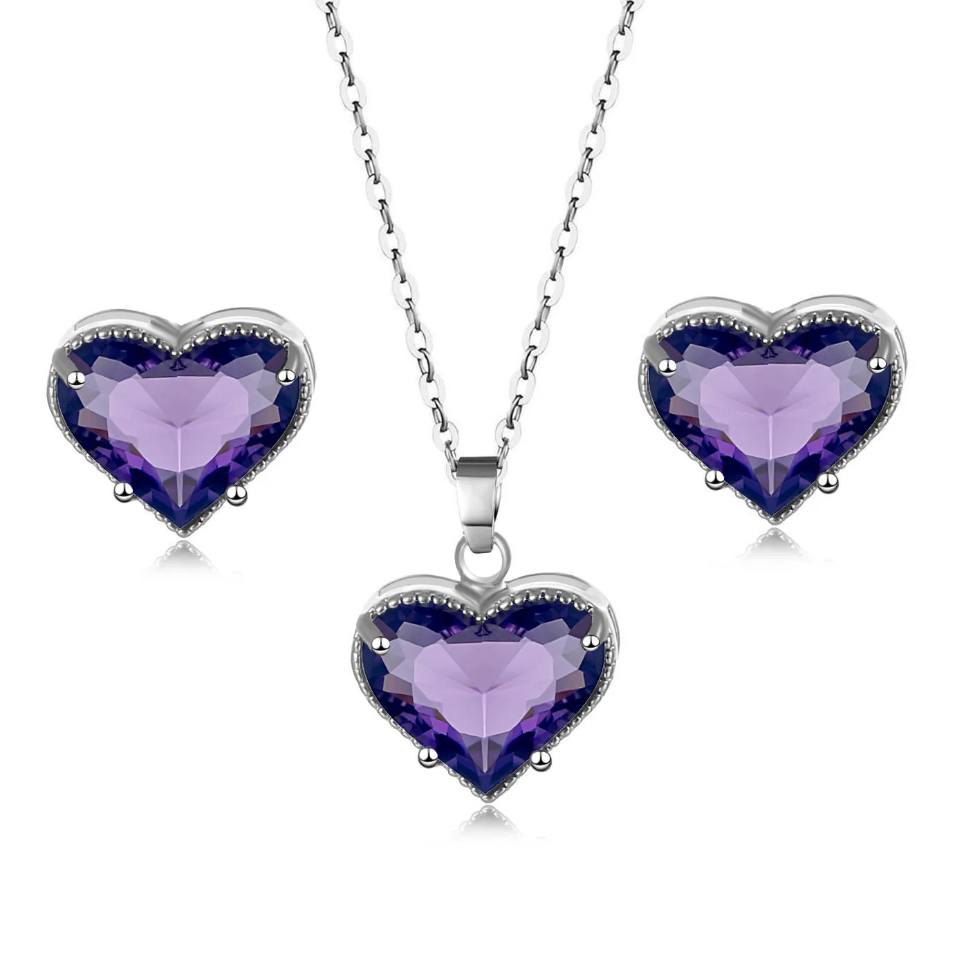 2022 New Ladies Jewelry Set Heart Necklace Earring Set Inlaid Zircon Trend Clavicle Wedding Party Banquet Necklace
2022 New Ladies Jewelry Set Heart Necklace Earring Set Inlaid Zircon Trend Clavicle Wedding Party Banquet Necklace