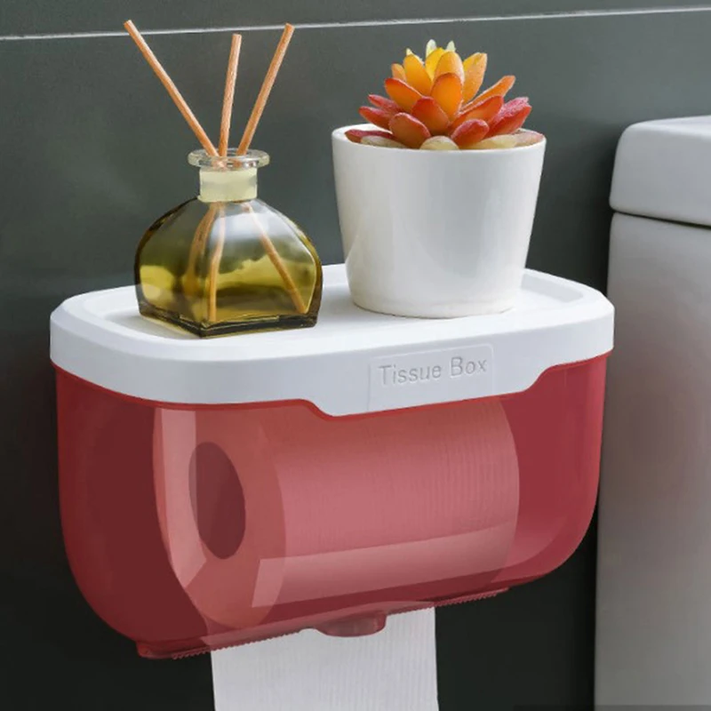 Wall Mount Bathroom Tissue Storage Box Punch-Free Home Supplies Phone Rack Case Toilet Paper Holder Waterproof Shelf Organizer
Wall Mount Bathroom Tissue Storage Box Punch-Free Home Supplies Phone Rack Case Toilet Paper Holder Waterproof Shelf Organizer