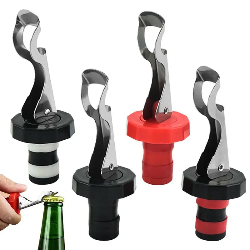 Wine Stopper 4 Pcs Stainless Steel Wine Bottle Sealer Reusable Champagne Savers Vacuum Pump Wine Corks For Beverage Christmas 
Wine Stopper 4 Pcs Stainless Steel Wine Bottle Sealer Reusable Champagne Savers Vacuum Pump Wine Corks For Beverage Christmas