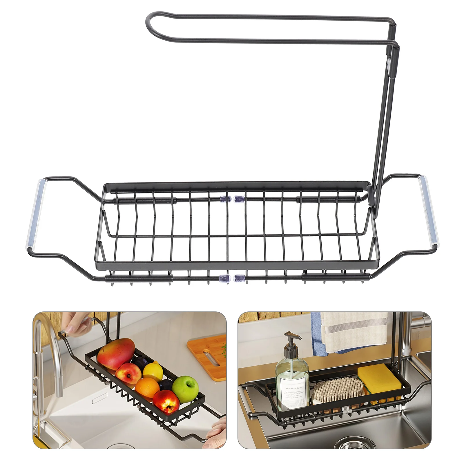 Sink Rack Sponge Holder Kitchen Organizer Caddy Storage Dish Drying Drainer Basketstainless Steel Dishcloth Drain Brushduster
Sink Rack Sponge Holder Kitchen Organizer Caddy Storage Dish Drying Drainer Basketstainless Steel Dishcloth Drain Brushduster