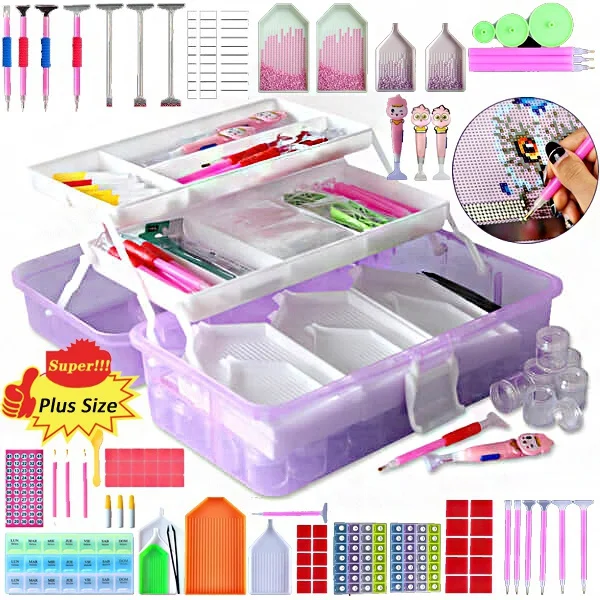 5D DIY Fashion Diamond Painting Cross Stitch Craft Tool Art Embroidery Fitting Kit Roller Press Drill Applicator Artifact
5D DIY Fashion Diamond Painting Cross Stitch Craft Tool Art Embroidery Fitting Kit Roller Press Drill Applicator Artifact
