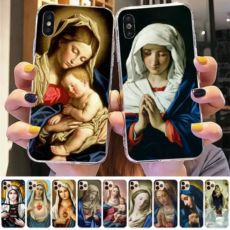 Yinuoda Virgin Mary Phone Case for iPhone 11 12 13 mini pro XS MAX 8 7 6 6S Plus X 5S SE 2020 XR case
Yinuoda Virgin Mary Phone Case for iPhone 11 12 13 mini pro XS MAX 8 7 6 6S Plus X 5S SE 2020 XR case
