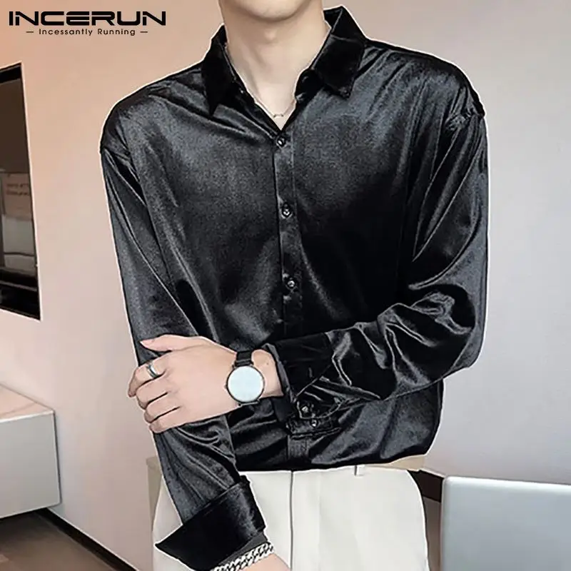 Мужская модная универсальная простая блузка, топы INCERUN 2022, Мужская однотонная Свободная рубашка на пуговицах, удобная Высококачественная р...
Мужская модная универсальная простая блузка, топы INCERUN 2022, Мужская однотонная Свободная рубашка на пуговицах, удобная Высококачественная р...