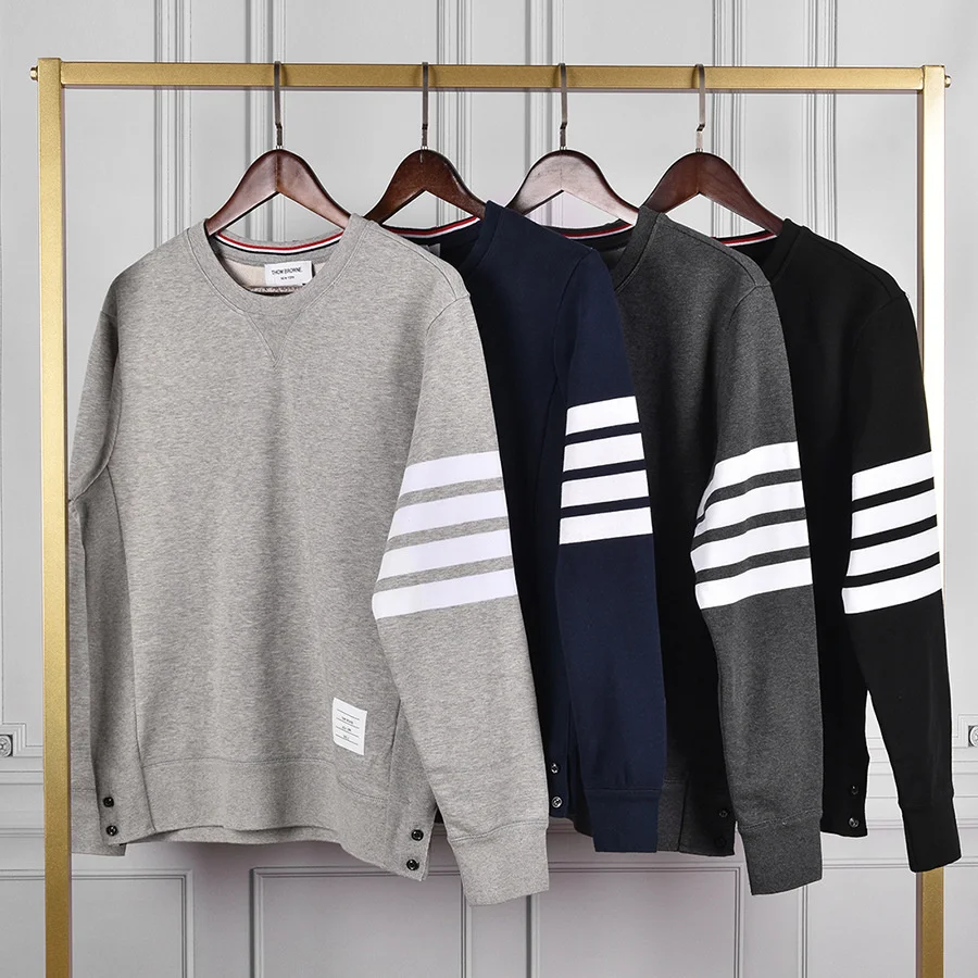 TB 2023 THOM Fashion Brand Autumn Winter Hoodies Clothing Cotton Jacket Men Women Sweatshirts O-Neck Slim Casual Sportswear Coat
TB 2023 THOM Fashion Brand Autumn Winter Hoodies Clothing Cotton Jacket Men Women Sweatshirts O-Neck Slim Casual Sportswear Coat