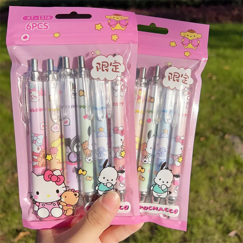 New Kawaii Sanrio Cinnamoroll Roller Ball Pen Set Cartoon Anime My Melody Stationery 0.5mm Black Pen Student Girls Use
New Kawaii Sanrio Cinnamoroll Roller Ball Pen Set Cartoon Anime My Melody Stationery 0.5mm Black Pen Student Girls Use