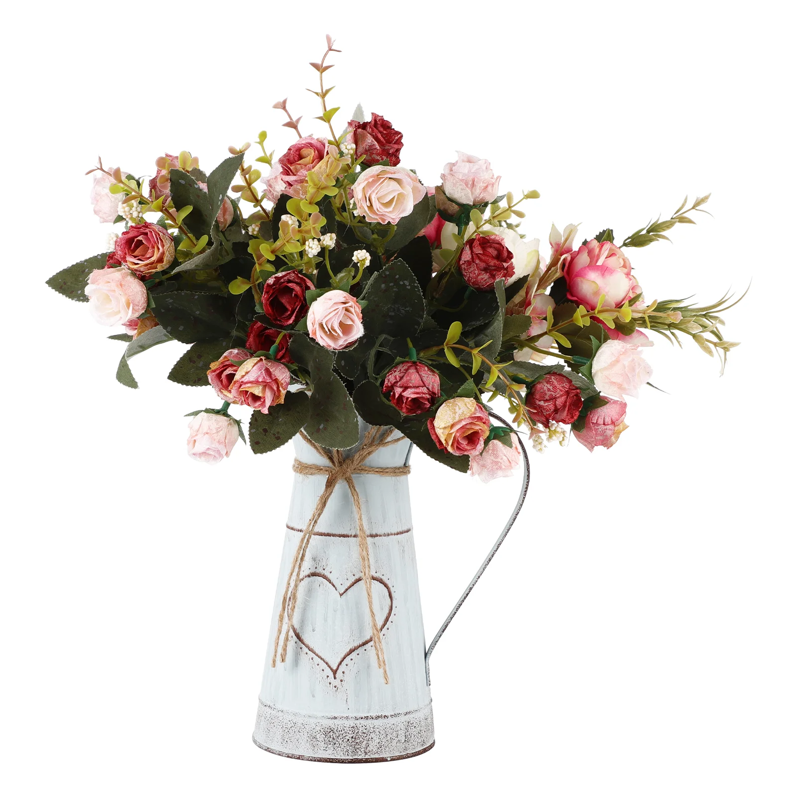 Farmhouse Vase Flower Decor Metal Vase Dried Flower Bouquet Heart Shaped Flower Arrangement Chic Galvanized Pitcher
Farmhouse Vase Flower Decor Metal Vase Dried Flower Bouquet Heart Shaped Flower Arrangement Chic Galvanized Pitcher