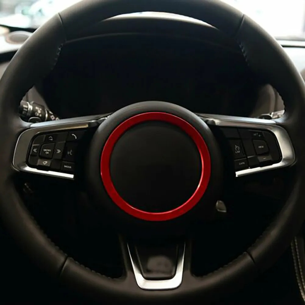 1pc Steering Wheel Accessories Trim Aluminum Alloy Center Cover Decoration For Jaguar XFL XE F-TYPE E& F-PACE Interior Red
1pc Steering Wheel Accessories Trim Aluminum Alloy Center Cover Decoration For Jaguar XFL XE F-TYPE E& F-PACE Interior Red