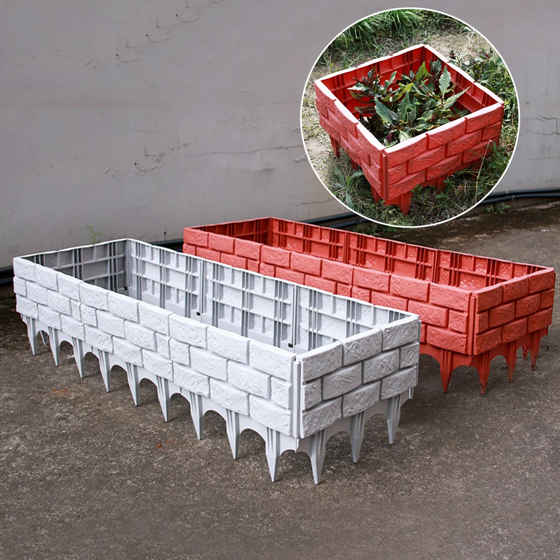 1 шт. кирпичный узор, садовый камень, камень, окантовка, пластиковая брикет, трава, окантовка растений, украшения, Цветочная рамка для кровати 
1 шт. кирпичный узор, садовый камень, камень, окантовка, пластиковая брикет, трава, окантовка растений, украшения, Цветочная рамка для кровати