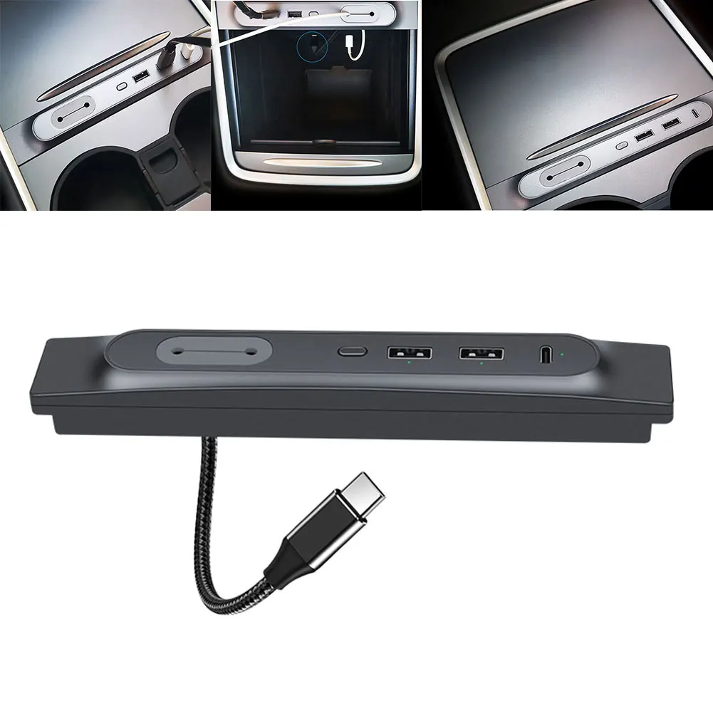 For Tesla Model3/Y Docking Station USB Diversity HUB Central Control Expander 3-port Docking Station High Quality
For Tesla Model3/Y Docking Station USB Diversity HUB Central Control Expander 3-port Docking Station High Quality