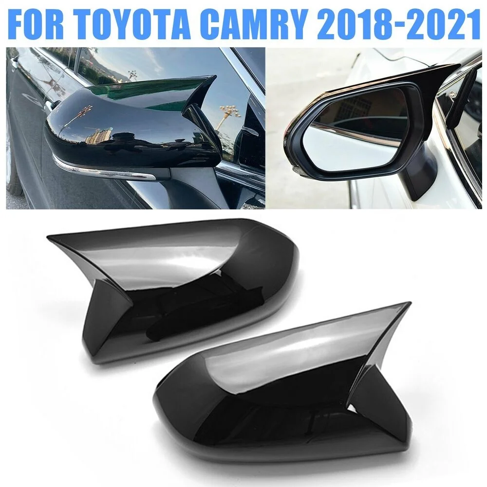 2pcs Gloss Black Ox Horn Rear View Mirror Cover Trim For Toyota Camry 2018-2021
2pcs Gloss Black Ox Horn Rear View Mirror Cover Trim For Toyota Camry 2018-2021