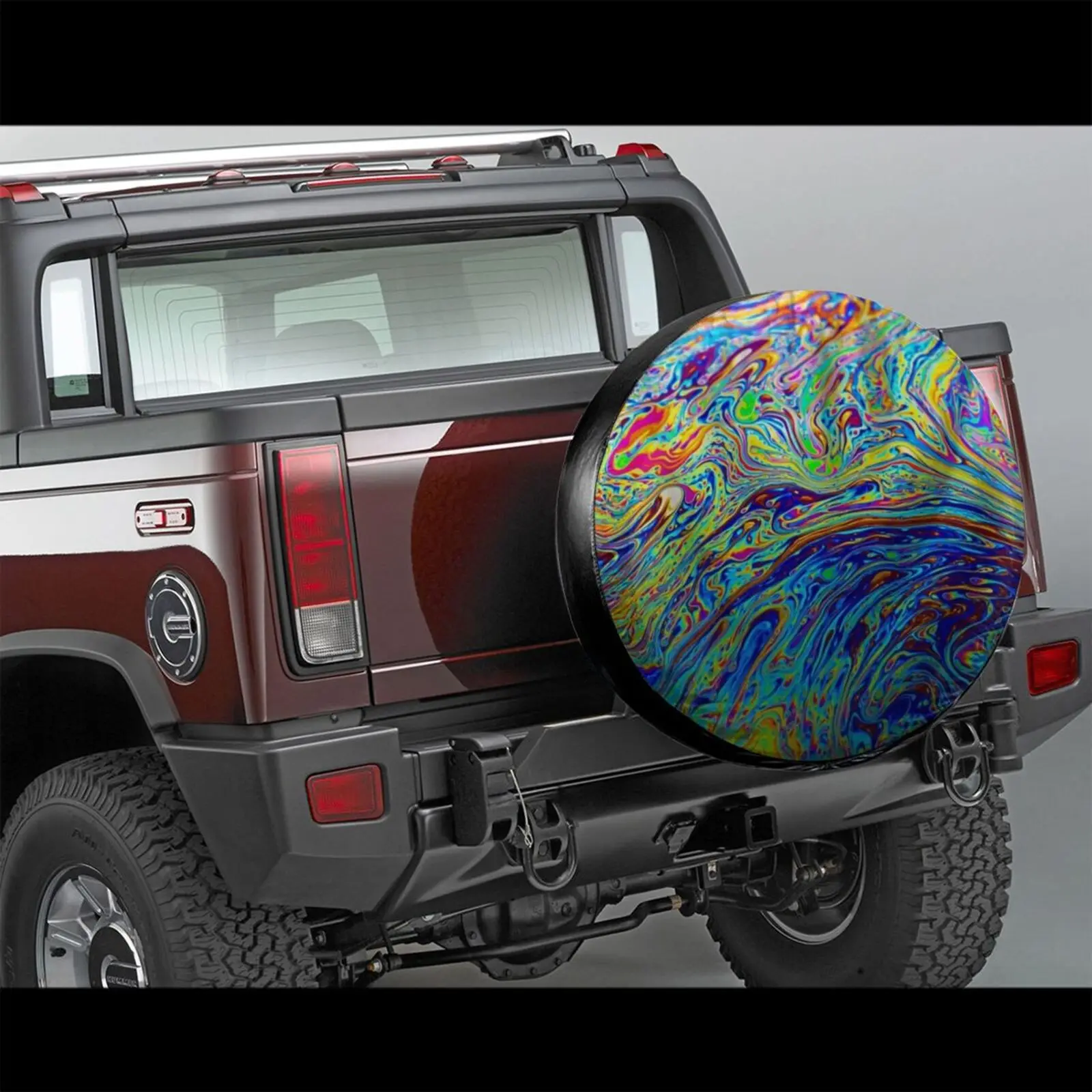 Hippie, Spare Tire Cover for Car, Vegan Tire cover, Bright Colorful, Multi Colored, Outdoor Tire cover, Plush Sherpa Fleece
Hippie, Spare Tire Cover for Car, Vegan Tire cover, Bright Colorful, Multi Colored, Outdoor Tire cover, Plush Sherpa Fleece
